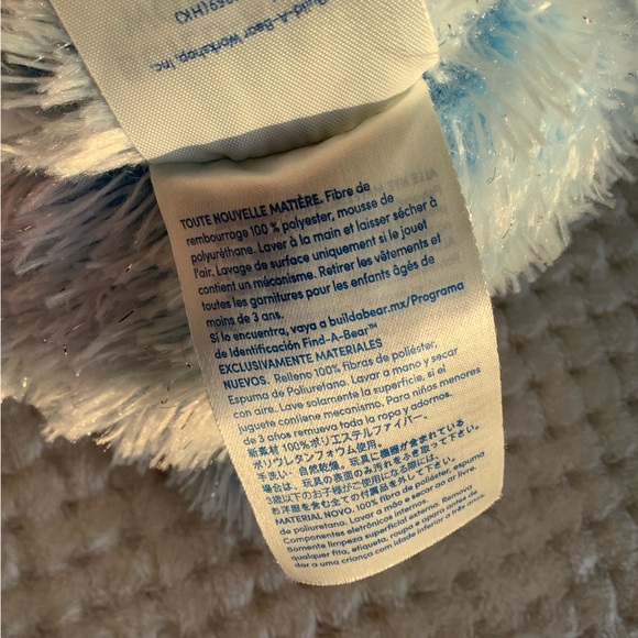 Build A Bear Workshop Elsa Blue Sparkle Bear from Olafs Frozen Adventures - Picture 4 of 10